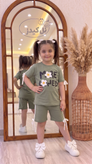 ست خونگیدخترانه بند دار
